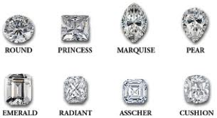 Shapes of Diamonds We  Buy